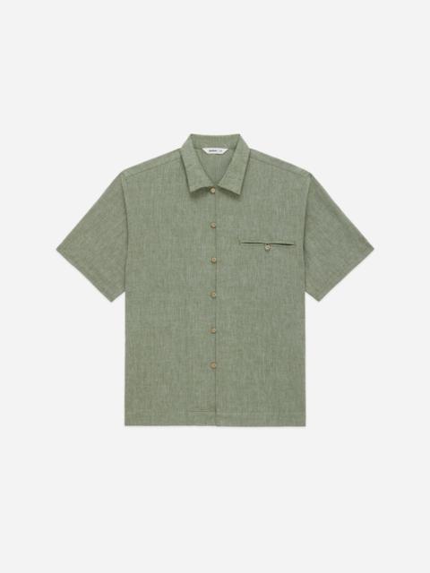 3sixteen Short Sleeve Loop Shirt - Grass Linen/Cotton