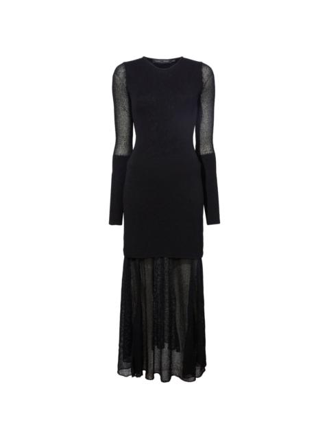 GUIZIO Koemi Sheer Panel Dress - P25421W168