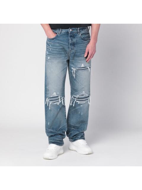 AMIRI Amiri Jeans With Rips Honeycomb Indigo Men
