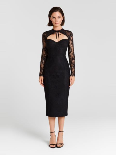 NADINE MERABI Mylene Black Dress