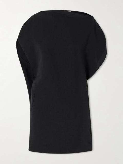 KHAITE Erin Silk And Cotton-blend Organza Mini Dress