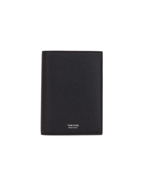 TOM FORD Soft Grain Leather T Line Passport Holder