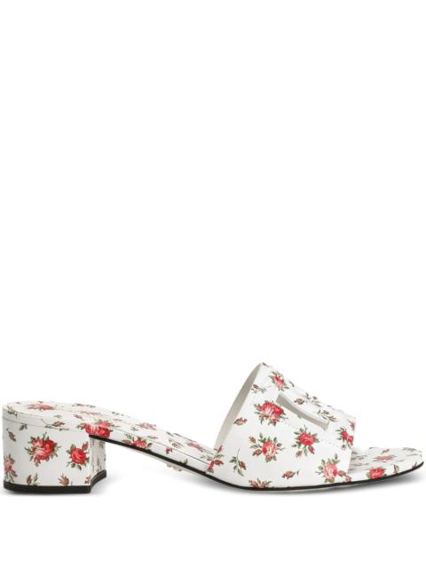 Dolce & Gabbana Dolce & Gabbana Floral-detail Cutout Sandals