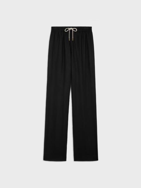 CELINE straight jogging pants in cashmere flannel