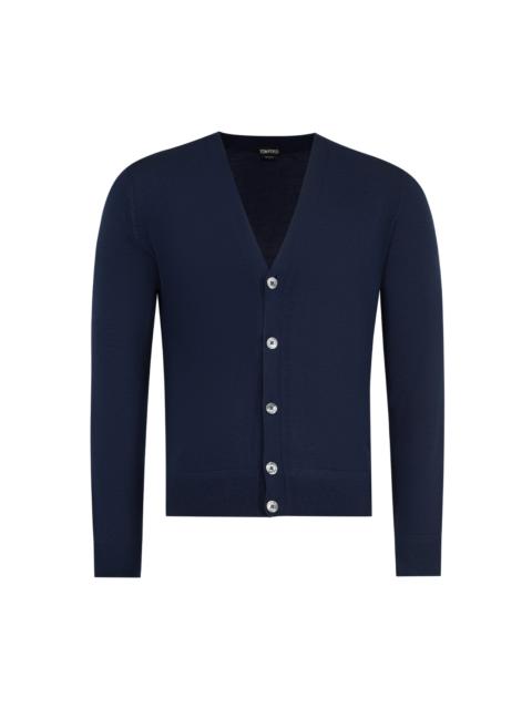 TOM FORD FINE GAUGE PURE WOOL CARDIGAN