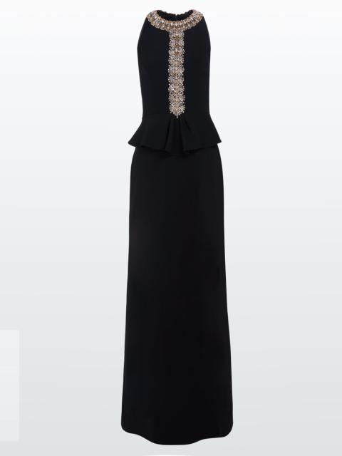JENNY PACKHAM Jenny Packham Sulphice Maxi Dress in Liquorice at Nordstrom