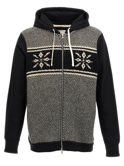 Junya Watanabe MAN Junya Watanabe Men Jacquard Insert Hoodie