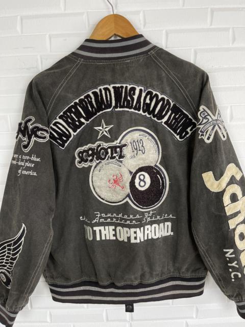 Other Designers Vintage - 🚀LAST DROP🔥Vtg SCHOTT BAD BEFORE BAD WAS A GOOD THING 8BALL