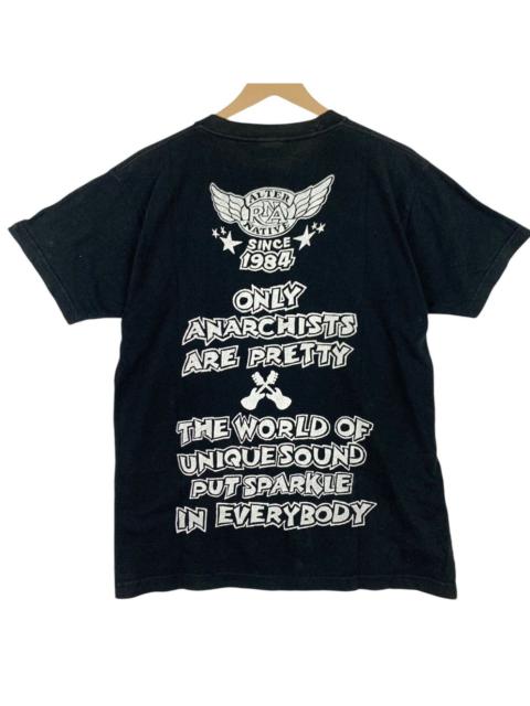 Other Designers Japanese Brand - RNA Pollution Only Anarchists Are Pretty Shirt Band Tee Japn