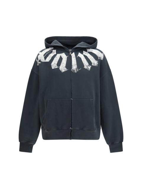Palm Angels Palm Angels Men Hooded Zip Sweatshirt