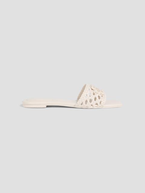 SIMKHAI Dion embellished woven slides