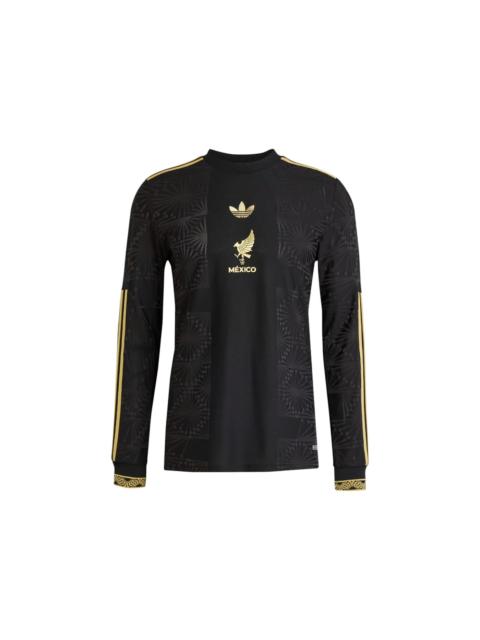 adidas adidas Mexico Gold Long Sleeve Jersey Black