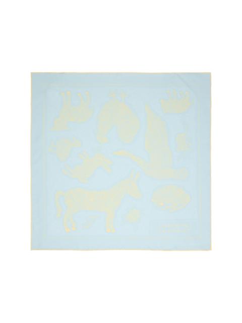 JACQUEMUS Blue 'Le Paysan' Scarf