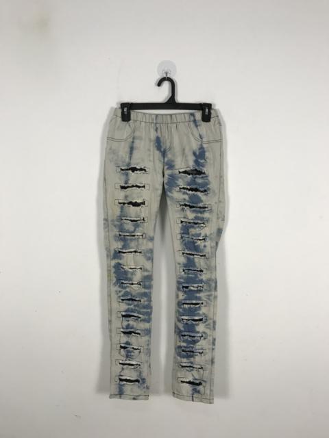 Other Designers Japanese Brand - Japan Ripped Tye Dye Jogger Pant #2583