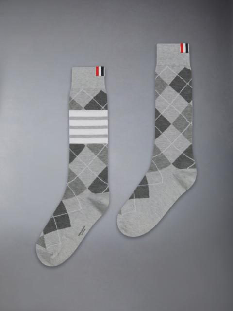 Thom Browne ARGYLE 4-BAR OVER THE CALF SOCKS