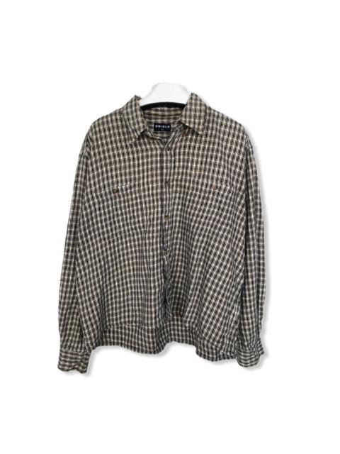 Other Designers Uniqlo - Japanese Brand Uniqlo Plaid Tartan Croped Flannel Shirt 👕