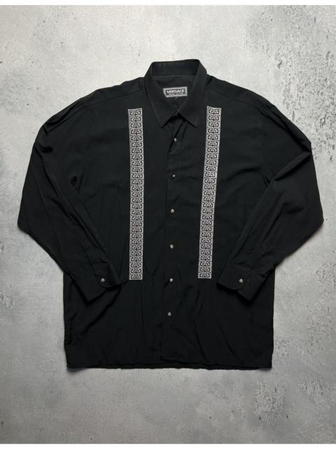 VERSACE JEANS COUTURE Vintage Versace Bondage Long Sleeve Rare Archive Shirt Lux