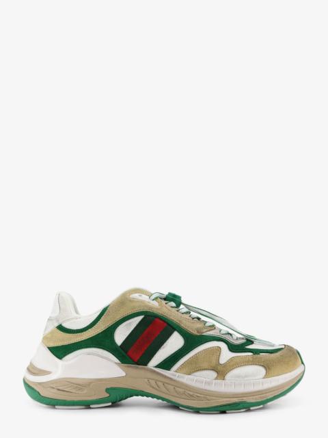 GUCCI Gucci Suede Sneakers With Side Web Detail