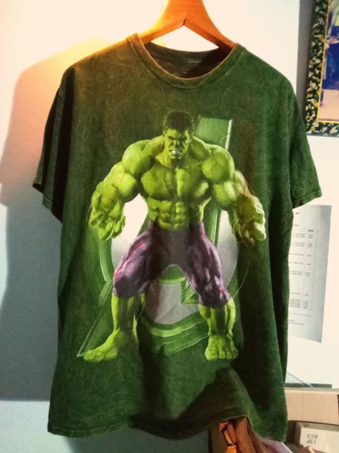 Other Designers Vintage - Hulk Green Acid Wash Rare Marvel Superhero DC comics