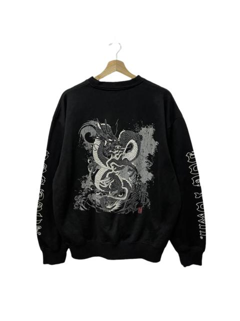 Other Designers Vintage - Vintage Dog Town Black Dragon Big Logo Sweatshirt