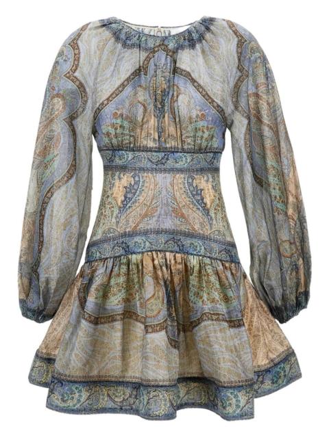 Zimmermann `Wanderlust` Mini Dress