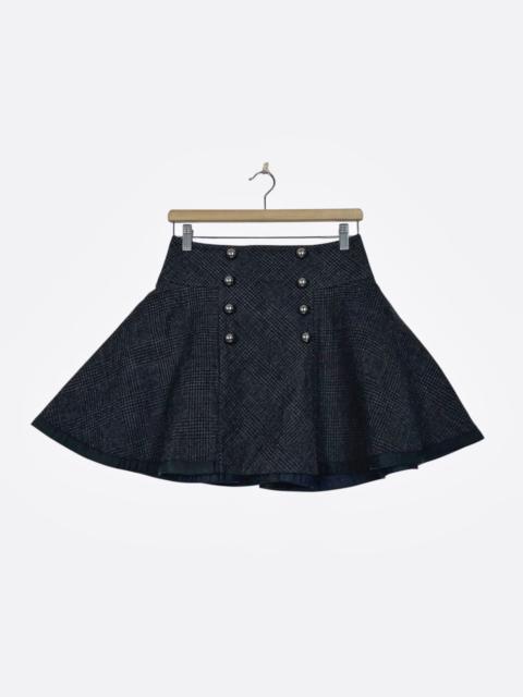 sacai Sacai Wool Mini Skirt