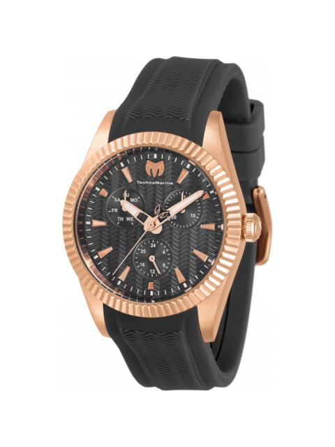 Other Designers TechnoMarine Sea GMT Quartz Charcoal Dial Ladies Watch TM-719035