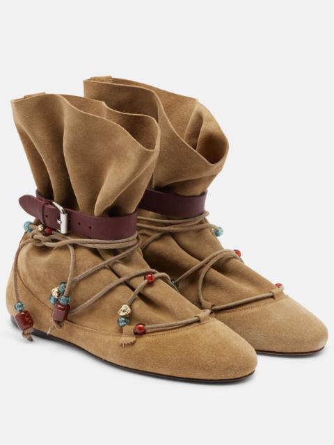 Isabel Marant Letiz suede ankle boots