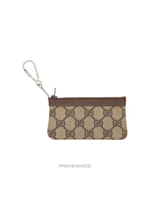 Gucci Vintage Key Pouch Cles - GG Supreme Brown