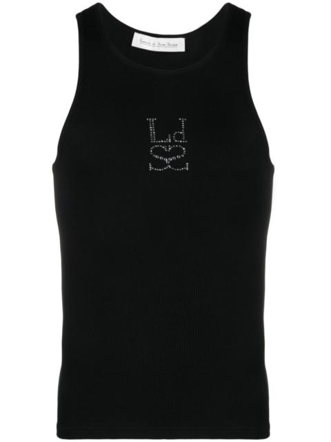LUDOVIC DE SAINT SERNIN crystal-embellished tank top