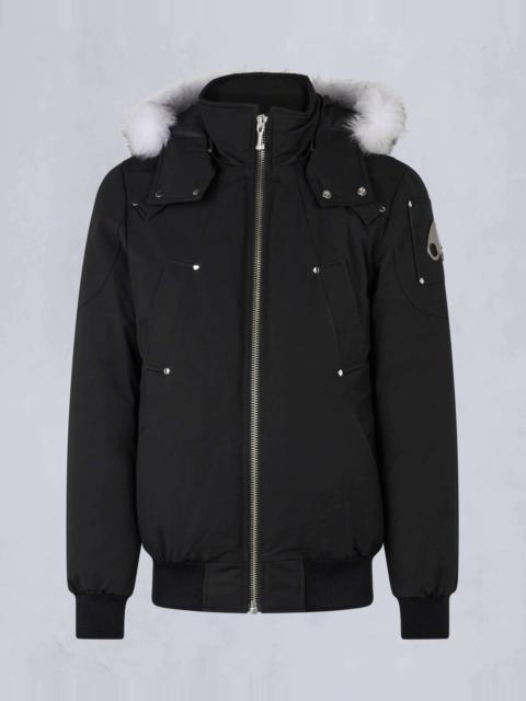 MOOSE KNUCKLES ORIGINALS SHEARLING BALLISTIC BOMBER JACKET