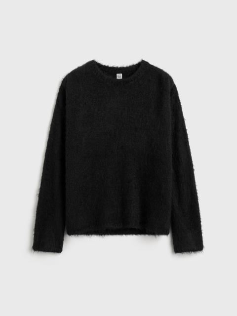 TOTEME Boxy silk knit black