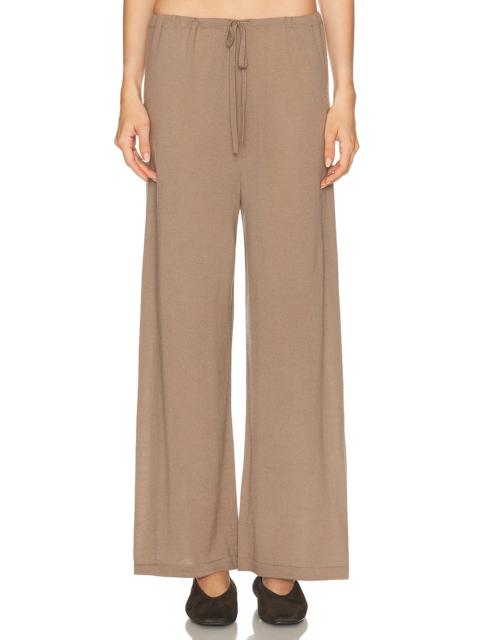 Enza Costa Tissue Cashmere Drawcord Pant