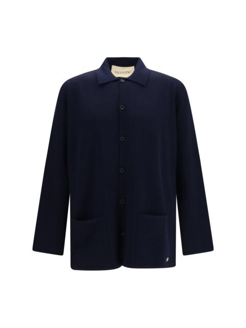 Valentino Valentino Wool Cardigan With Vlogo