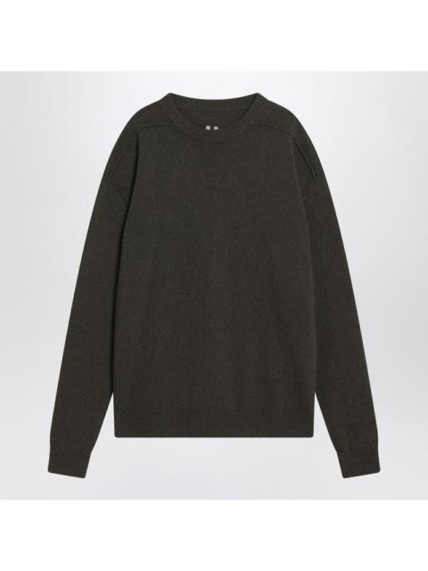 Rick Owens Forest Green Sweater In Cashmere Mix Men
