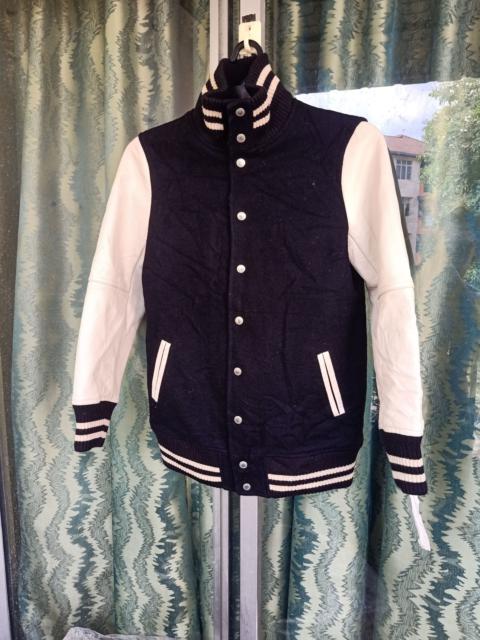 Other Designers Vintage - National standard Varsity Leather Jacket