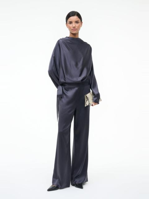 STAUD STAUD STROLL SILK PANT NOCTURNE