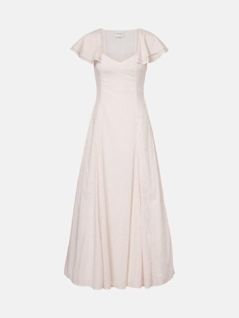 POSSE Marlowe polka-dot cotton maxi dress