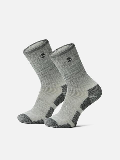 Timberland Men’s Timberland® 2-Pack Kittery Full Cushion Boot Crew Sock