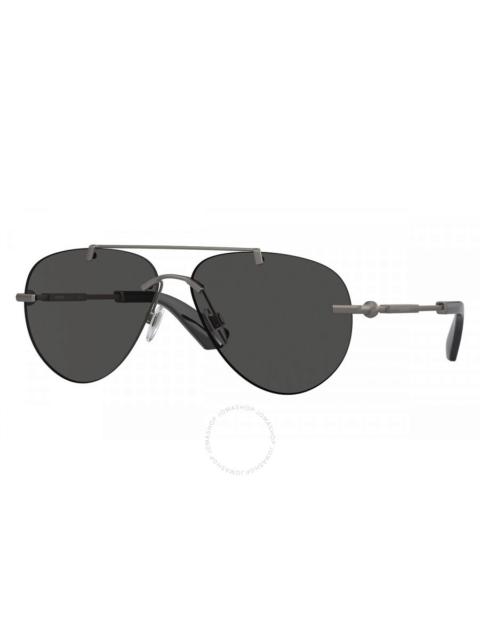 Burberry Burberry Dark Grey Pilot Ladies Sunglasses BE3151 131687 60