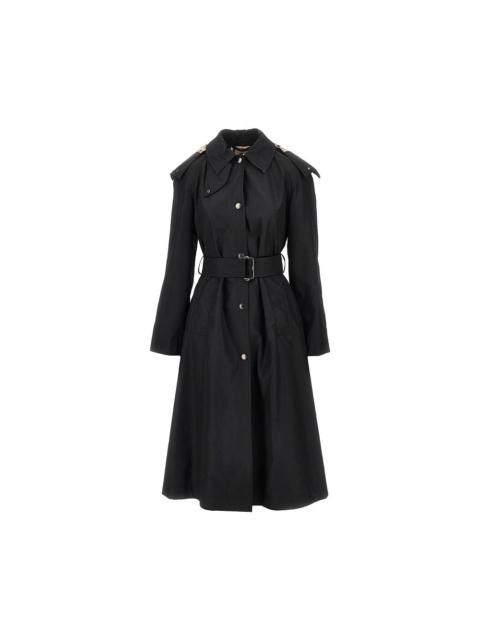 Burberry Burberry Women Nylon Gabardine Trench Coat