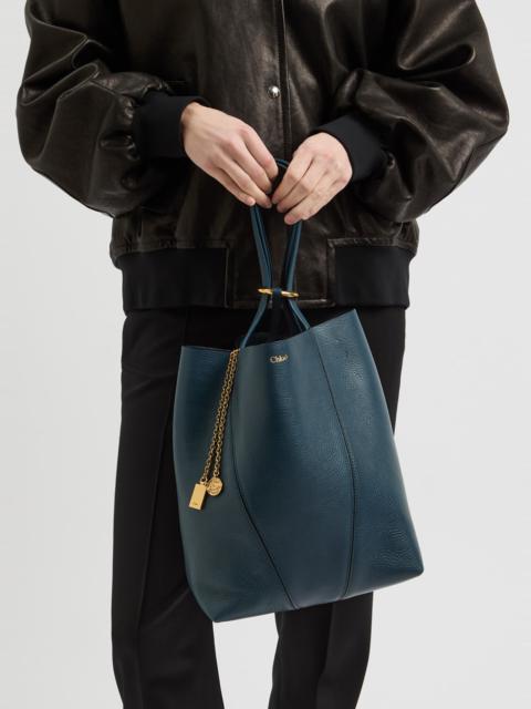 Chloé Chloe Spin Medium Grained Leather Tote