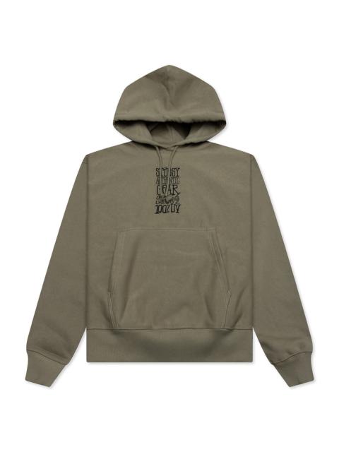 Stüssy AUTHENTIC GEAR HOODIE - ARMY