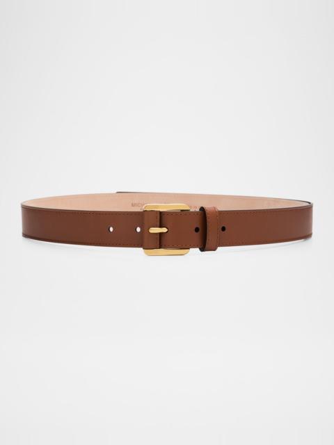 MICHAEL KORS COLLECTION Kaitlin Leather Belt
