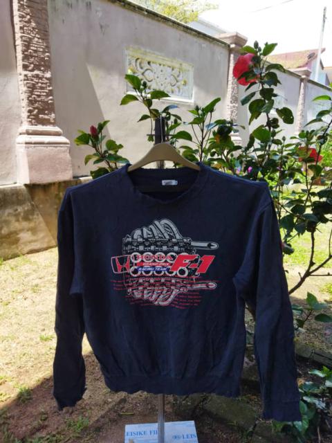 Other Designers Vintage - 🔥 WAJIB BELI 🔥 DISTRESSED VTG HONDA F-1 SWEATSHIRT