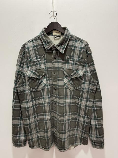 Other Designers Vintage - VINTAGE CHECKERED DOUBLE POCKET FLANNEL