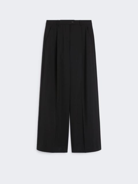 Sportmax Oversized stretch wool trousers