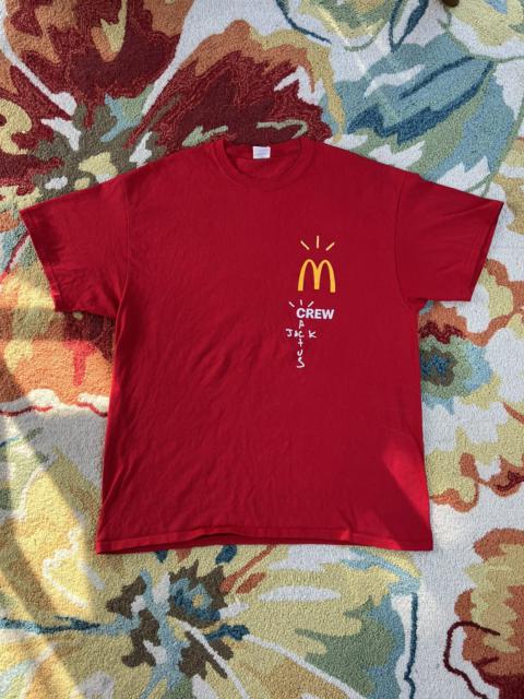 Other Designers Travis Scott x McDonalds Crew Tee FW20 Red