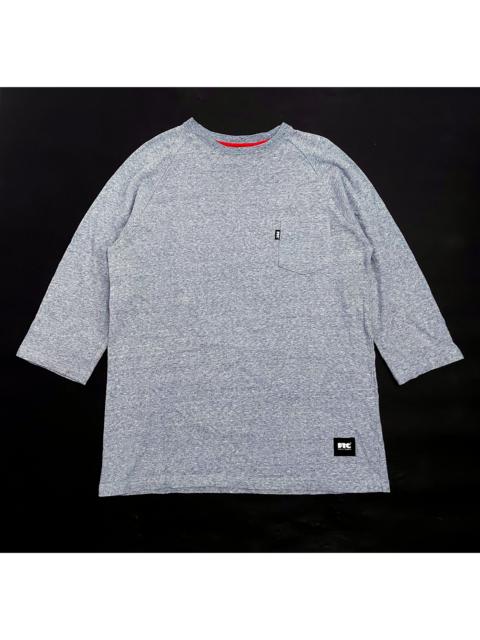 Other Designers RARE! FTC SKATE WEAR BLUE SPECKLED RAGLAN 3/4 SLEEVE