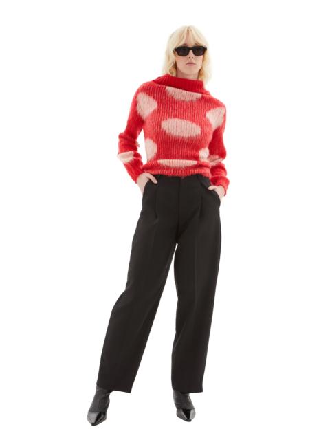 Marni WOOL PANTS WITH PRESSED PLEATS